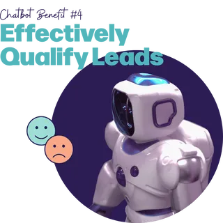 Chatbots effectively qualify leads