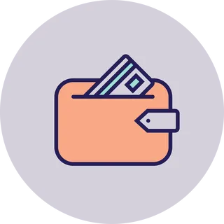 An icon of a wallet